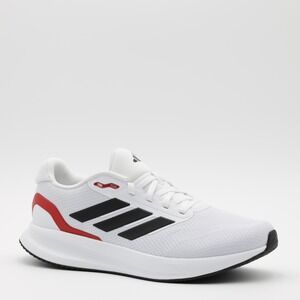 Adidas Men's Breathable Cushion Runfalcon 5 Wide Low Running Shoes White Size 11